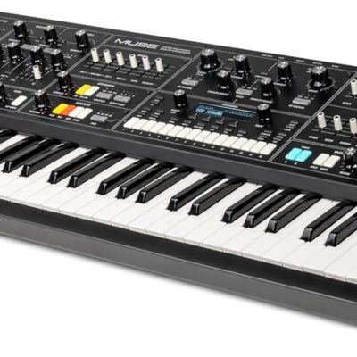 71pTdWQR2IL. AC SL1500 MOOG Muse – 8-Voice Analog Bi-Timbral Polyphonic Synthesizer with 61 Keys, 64-Step Sequencer, 256 Patches and Diffusion Delay