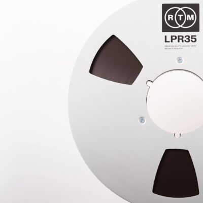 RTM Long Play Recording LPR 35 ¼ inch – Reel to Reel Magnetic Tape for Audio Recording – 3608 ft Nab Metal Reel – 10.5 inch Diameter