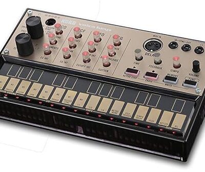 Korg Volca Keys Analogue Loop Synthesizer Polyphonic w/Simple-three Voice Analog and Self Tuning