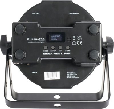 71qJDTM7cSL. AC SL1500 1781267987 7543 Audiosavings Bundle: (1) American DJ Eliminator Lighting Mega Hex L Par RGBLA+UV LED Wash Up-Light+Remote Bundle with (1) Rockville RDX3M25 25 Foot 3 Pin DMX Lighting Cable 100% OFC Copper (2 Item)