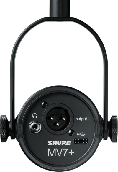 71sRhDX1prL. AC SL1500 1781115529 4213 Shure MV7+ Dynamic Microphone – USB-C & XLR Podcast Mic for Streaming, Recording & Broadcasting, OBS Certified, Auto Level Mode, Digital Pop Filter, LED Panel, Black