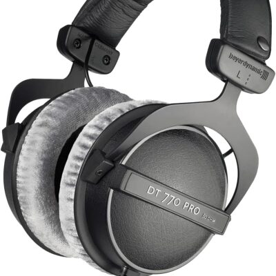 71tZJR954bL. AC SL1438 1781169095 5951 beyerdynamic DT 770 PRO 80 Ohm Over-Ear Studio Headphones in Gray. Enclosed Design, Wired for Professional Recording and Monitoring