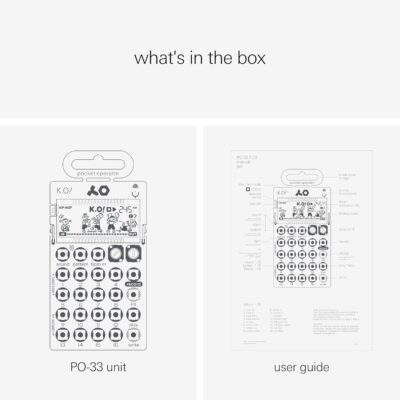 71teGEKZNxL. AC SL1500 1781149359 6691 teenage engineering pocket operator PO-33 K.O.! micro sampler and drum machine with built-in microphone, sequencer and effects