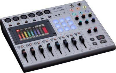 71uk7kDX99L. AC SL1500 1781188381 2503 Zoom PodTrak P8 Podcast Recorder with 6 XLR Inputs, 6 Headphone Outputs, Phone Input, Sound Pads, Onboard Editing, USB Audio Interface, Battery Powered