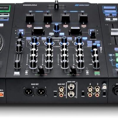 71uvCmYSy4L. AC SL1500 1781404207 2169 RANE PERFORMER 4-Channel Motorized DJ Controller, 7 Platters with Displays, Precision Feel Faders, Stem Split, Advanced FX, Serato DJ Pro Included