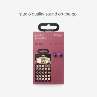 Teenage Engineering Pocket Operator PO-20 Arcade, Synthesizer and Sequencer, with Parameter Locks, Chord Control and Punch-in Effects