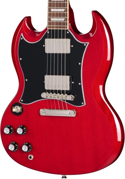 Epiphone Inspired by Gibson SG Standard Lefty, Cherry with Bag