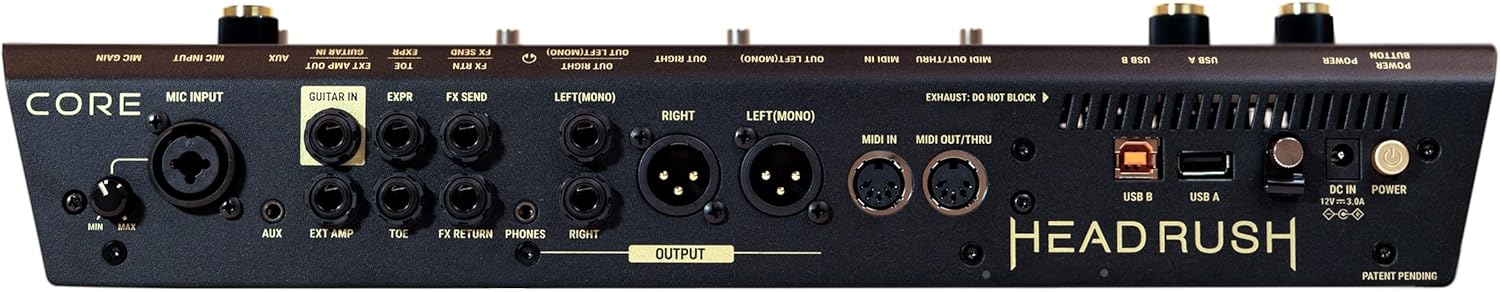 HeadRush Core – Guitar and Vocal Multi Core Effects Amp Modeling Processor with Cloning, Looper, Antares Auto-Tune, Wi-Fi, Touchscreen, and Bluetooth