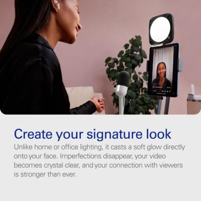 71yj3kUmmjL. AC SL1500 Elgato Key Light Neo Black: Studio Light, Monitor Mount, Wi-Fi