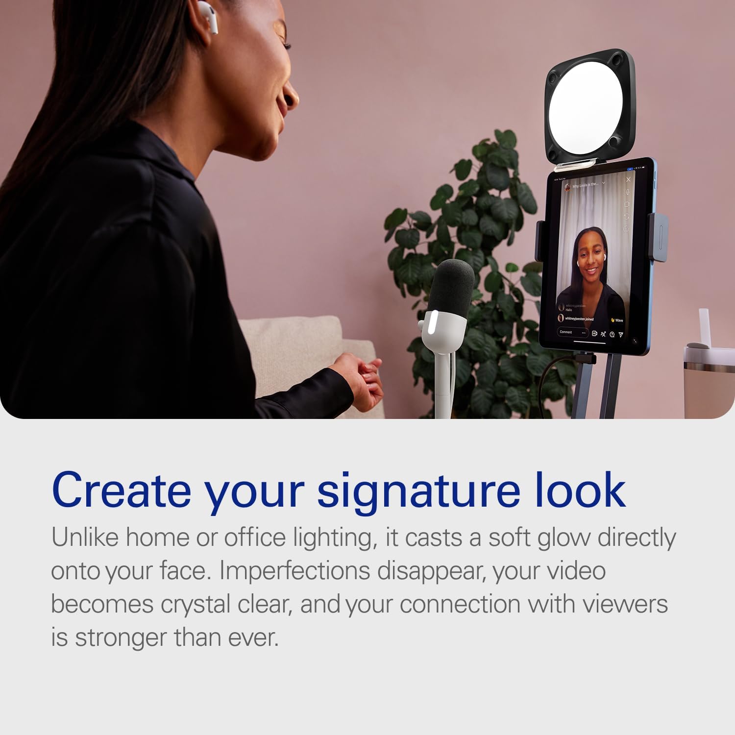 Elgato Key Light Neo Black: Studio Light, Monitor Mount, Wi-Fi
