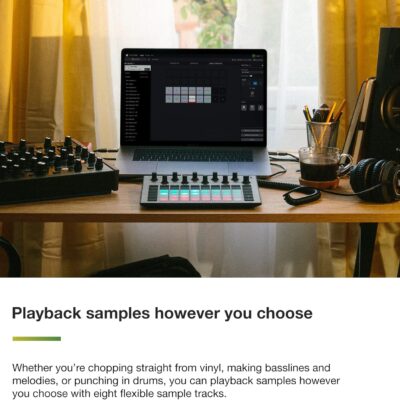 Novation Circuit Rhythm: Sampler and groovebox with eight sample tracks for making and performing beats