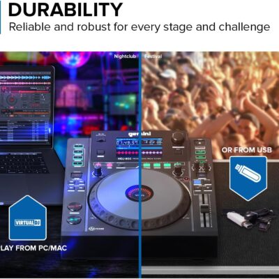 Gemini Sound MDJ-900 – Elite Multi-Media Player with Superior Playback, Responsive Controls, and Advanced DJ Tools
