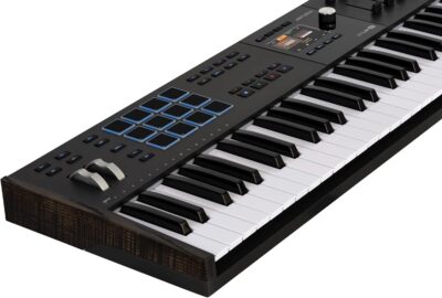 Arturia KeyLab 61 mk3 Black — 61 Key USB MIDI Keyboard Controller with Analog Lab Pro Software Included
