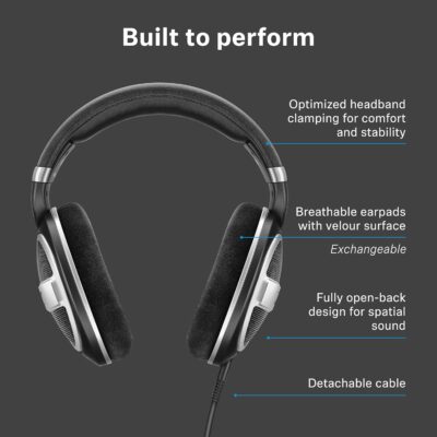 Sennheiser HD 599 – Open Headphones, Special Edition, Black, Wired