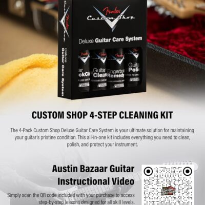 81 OsCbzHL. AC SL1500 Fender Standard Stratocaster – 3-Color Sunburst Bundle with Strap, Guitar Cleaning Kit and Austin Bazaar Instructional Video