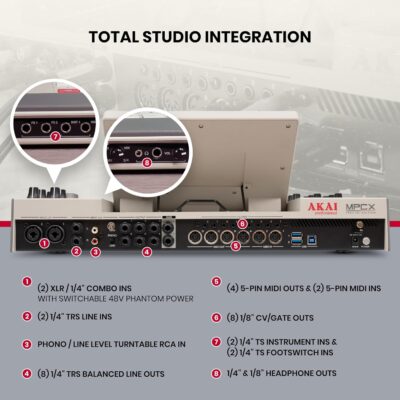 81 UnshwuOL. AC SL1500 1781119388 5036 Akai Professional MPC X SE – Standalone Production Workstation and Beat Maker with 10.1 Multi-Touch Screen, Drum Pads, Synth Engines, 48GB Storage, and Native Instruments Integration