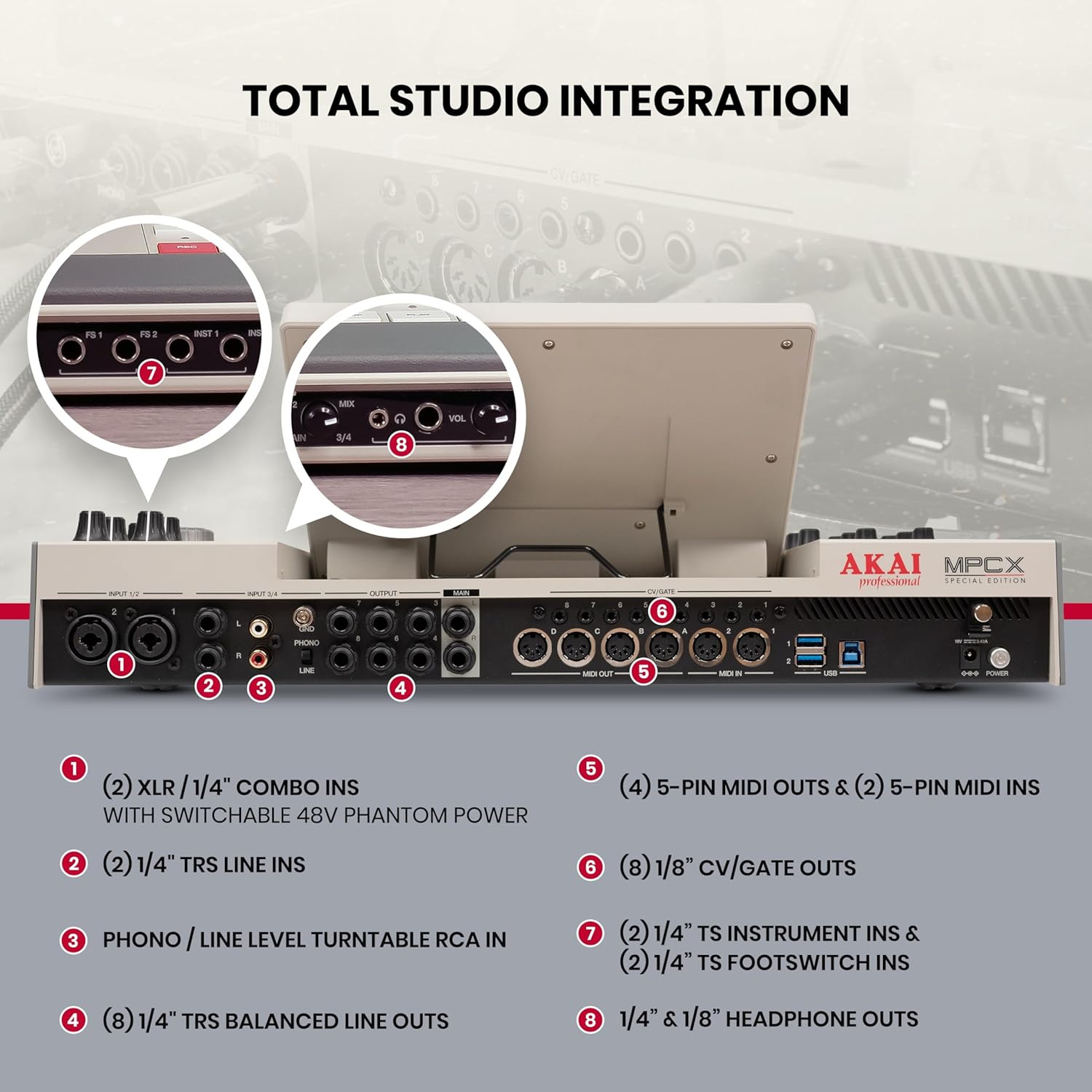 Akai Professional MPC X SE – Standalone Production Workstation and Beat Maker with 10.1 Multi-Touch Screen, Drum Pads, Synth Engines, 48GB Storage, and Native Instruments Integration