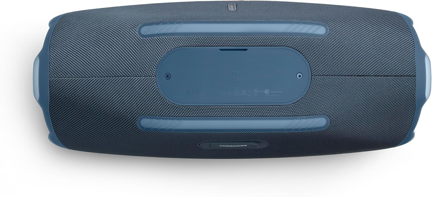 JBL Boombox 4 – Most Powerful Portable Waterproof Speaker with Massive Pro Sound, Up to 34 Hours of Playtime, & Multi-Speaker Connection by Auracast™ (Blue)