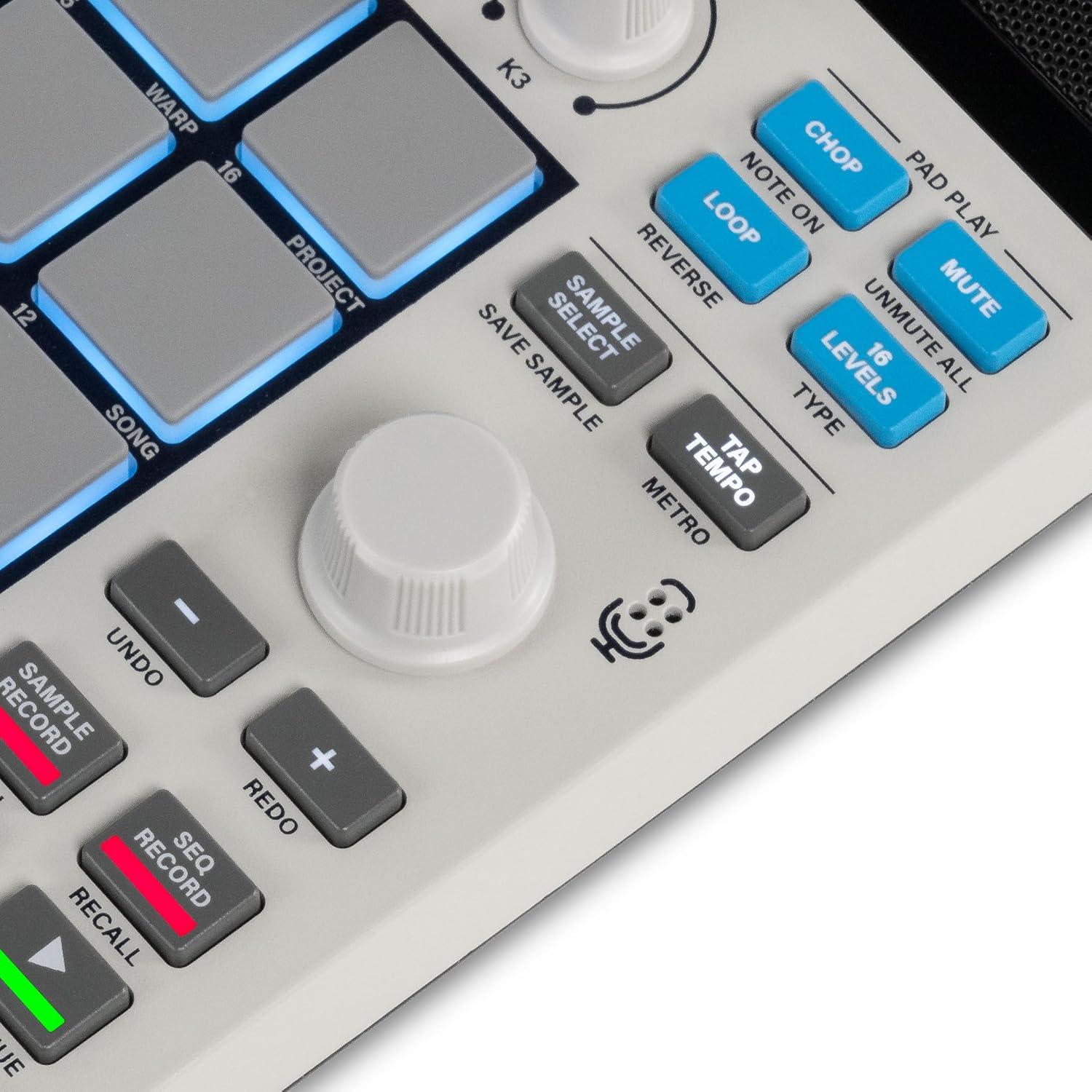 Akai Professional MPC Sample Standalone Portable Sampler, Sequencer and Effects Processor, with Rechargeable Battery, USB-C, Built-in Speaker and Microphone