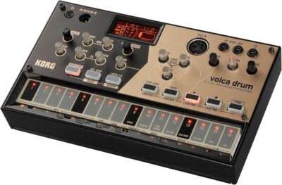 Korg Volca Drum Digital Percussion Synthesizer w/ 16-step Sequencer and Active Step