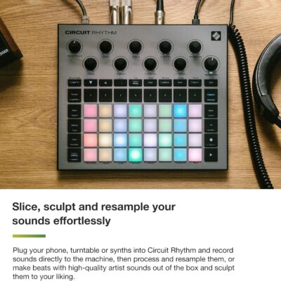 Novation Circuit Rhythm: Sampler and groovebox with eight sample tracks for making and performing beats
