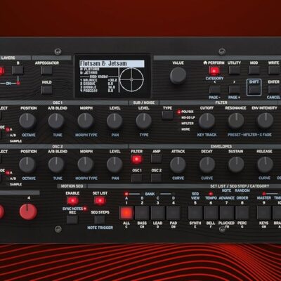 Korg modwave Module Wavetable Polyphonic Digital Synthesizer for Desktop or or Rackmout w/ built-in KAOSS Pad (MODWAVEM)