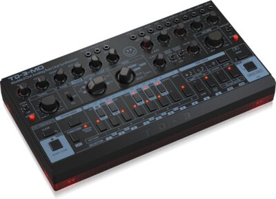 813sMIzpmRL. AC SL1500 Behringer TD-3-MO Modded Out Analog Bass Line Synthesizer with VCO, VCF and VCA – Black
