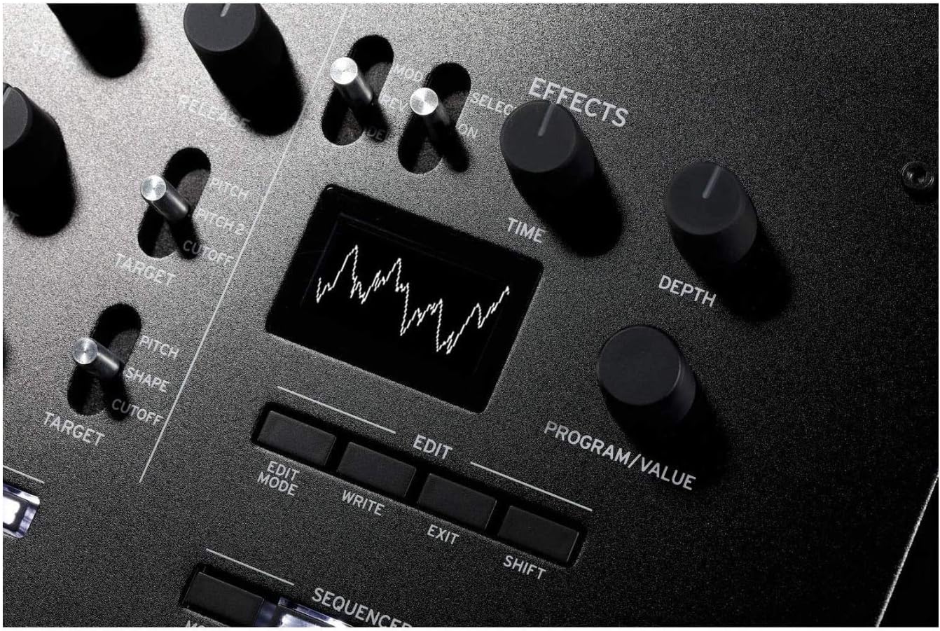 Korg minilogue xd 37-key Polyphonic Analog Synththesizer w/ 16-step Sequencer, 4 Voices and OLED Oscilloscope (MINILOGUEXD)