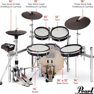 e/MERGE e/HYBRID Electronic Drum Set Powered by KORG