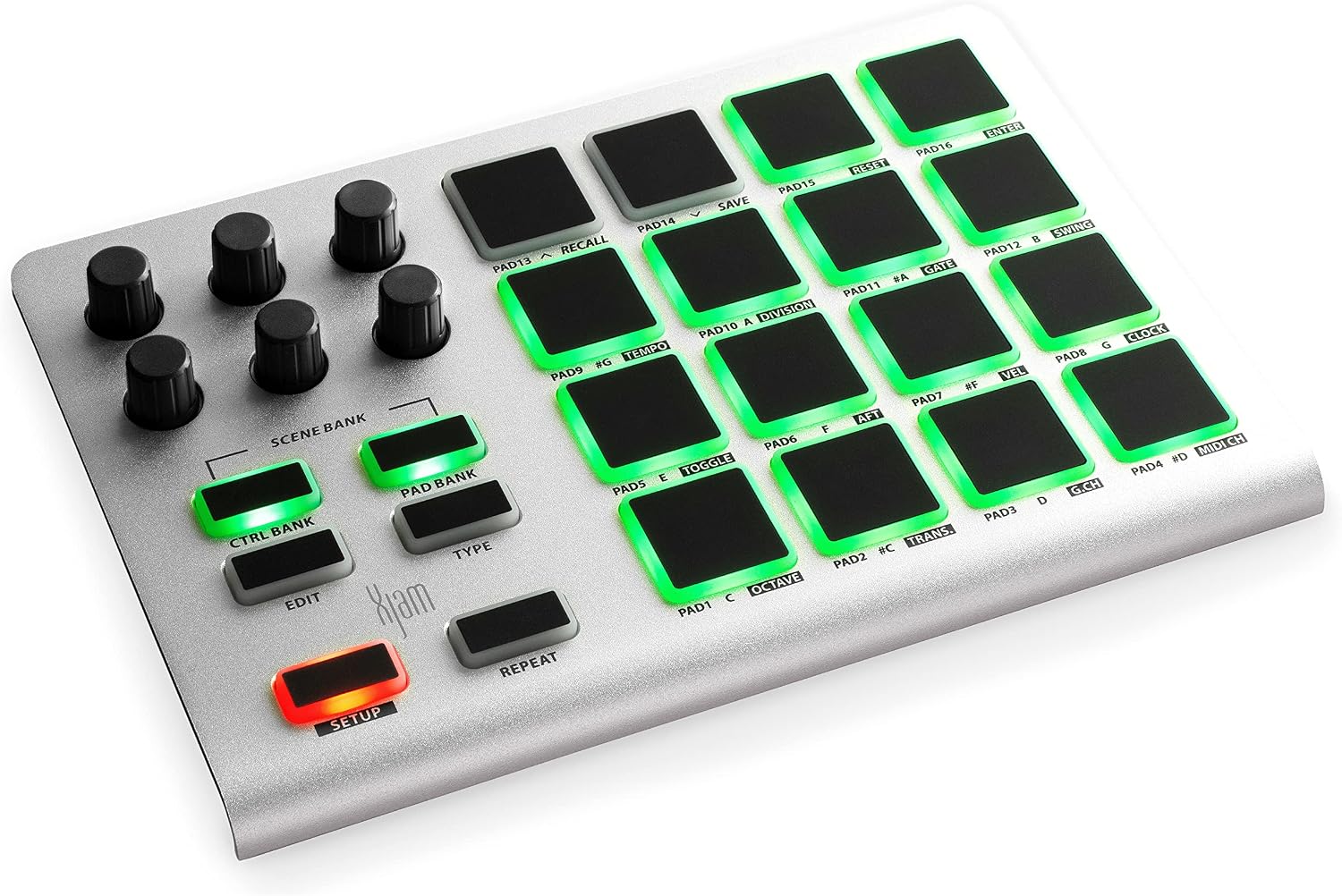 Xkey 25 Air + Xjam USB | Mobile MIDI Keyboard + Controller Pack | Ultra-thin, aluminum, mobile-friendly | Velocity-sensitive, polyphonic aftertouch | Plug & play via USB MIDI