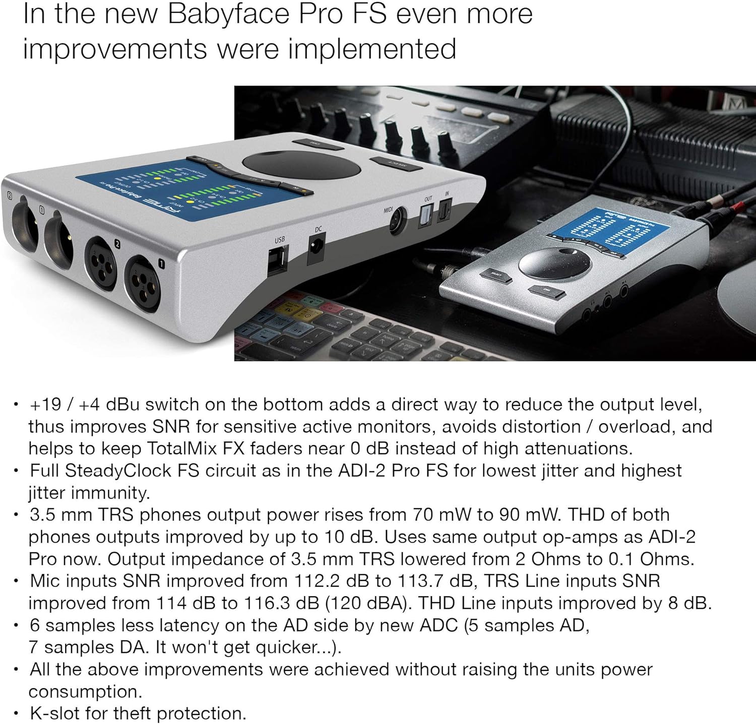 RME Babyface Pro FS USB Audio Interface