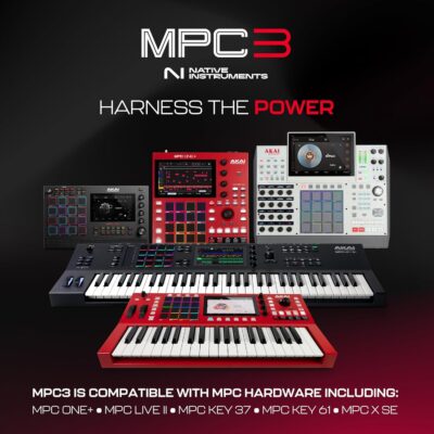 Akai Professional MPC Key 37 Standalone Production Synthesizer, Drum Machine, MIDI Keyboard, with Wi-Fi, Bluetooth, Touchscreen, Plug-ins, and Native Instruments Integration