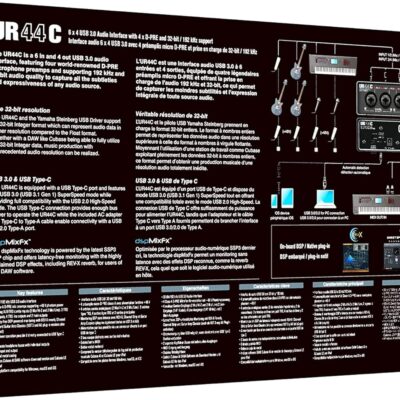 81B3YtYShEL. AC SL1500 Steinberg UR44C 6×4 USB 3.0 Audio Interface with Cubase AI and Cubasis LE