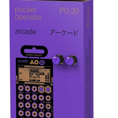 Teenage Engineering Pocket Operator PO-20 Arcade, Synthesizer and Sequencer, with Parameter Locks, Chord Control and Punch-in Effects