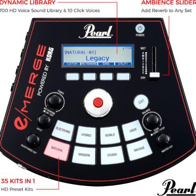 e/MERGE e/HYBRID Electronic Drum Set Powered by KORG