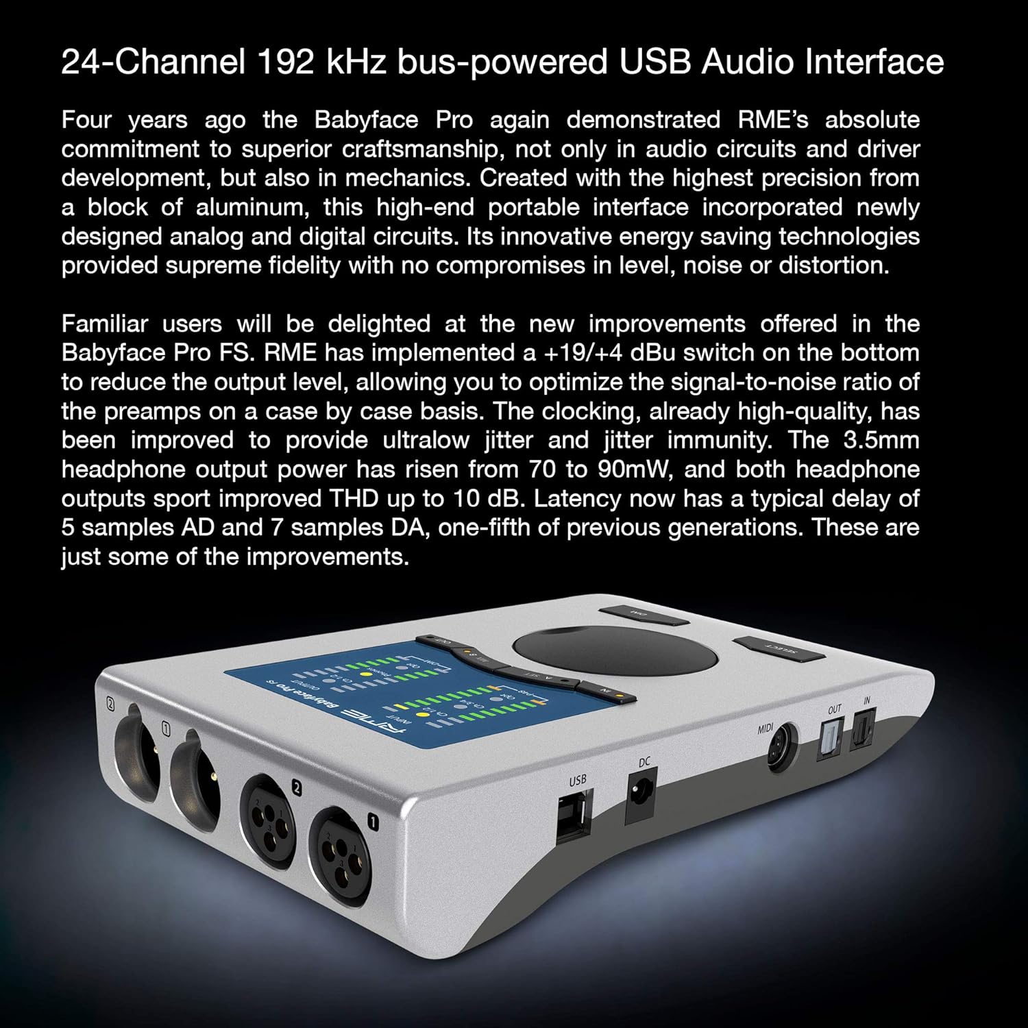 RME Babyface Pro FS USB Audio Interface