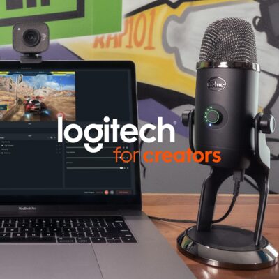 Logitech Creators Blue Yeti USB Microphone for PC, Mac, Gaming, Recording, Streaming, Podcasting, Studio and Computer Condenser Mic with Blue VO!CE effects, 4 Pickup Patterns, Plug and Play – Blackout