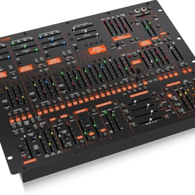 81L6yry11 L. AC SL1500 Behringer 2600 Semi-Modular Analog Synthesizer with 3 VCOs and Multi-Mode VCF in 8U Rack-Mount Format