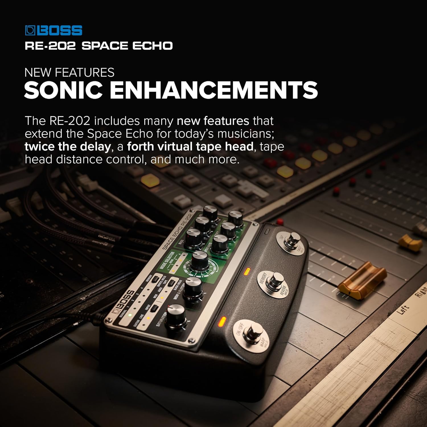 Boss RE-202 Space Echo Digital Delay Guitar Effect Pedal
