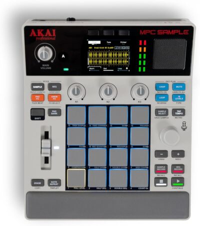 81PbwVxgVKL. AC SL1500 Akai Professional MPC Sample Standalone Portable Sampler, Sequencer and Effects Processor, with Rechargeable Battery, USB-C, Built-in Speaker and Microphone