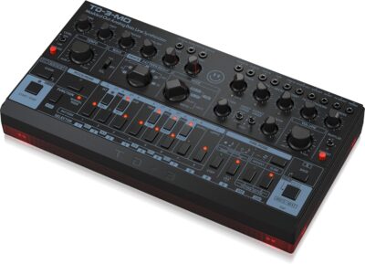 81PkTcrQyaL. AC SL1500 Behringer TD-3-MO Modded Out Analog Bass Line Synthesizer with VCO, VCF and VCA – Black