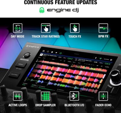 81Rw7tqbmxL. AC SL1500 Denon DJ SC LIVE 4 Standalone DJ Controller with Stem Separation on 4-Decks, Wi-Fi Streaming, Build-in Speakers, Serato DJ and Virtual DJ Compatible