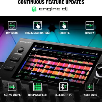 81Rw7tqbmxL. AC SL1500 Denon DJ SC LIVE 4 Standalone DJ Controller with Stem Separation on 4-Decks, Wi-Fi Streaming, Build-in Speakers, Serato DJ and Virtual DJ Compatible