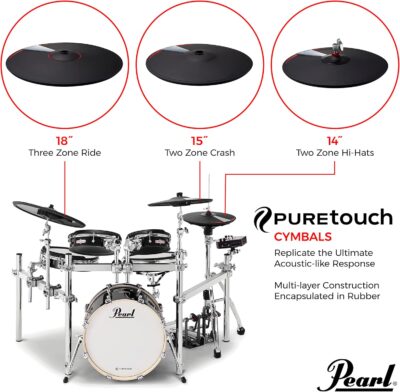 e/MERGE e/HYBRID Electronic Drum Set Powered by KORG