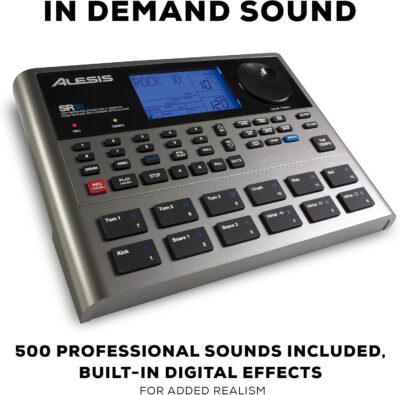 Alesis SR-18 – Studio-Grade Standalone Drum Machine With On-Board Sound Library, Performance Driven I/O and In-Built Effects/Processors