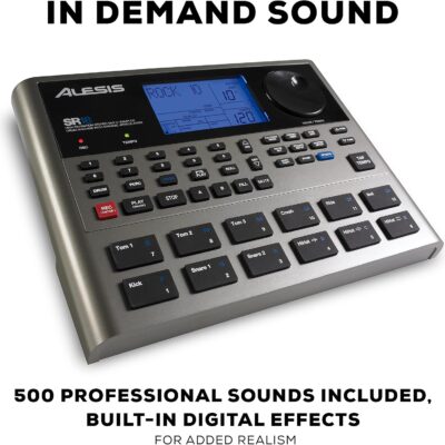 Alesis SR-18 – Studio-Grade Standalone Drum Machine With On-Board Sound Library, Performance Driven I/O and In-Built Effects/Processors