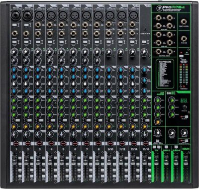 81WH7GJJ0ZL. AC SL1200 Mackie ProFX16v3 16-Channel Professional Analog Mixer with USB, Onyx Mic Preamps and GigFX Effects Engine