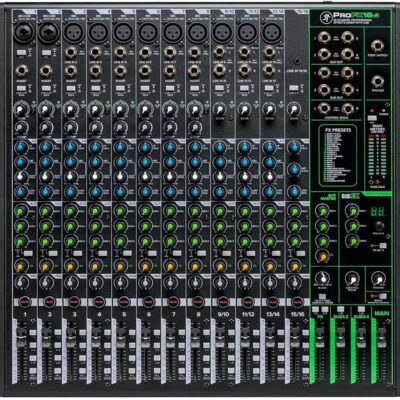81WH7GJJ0ZL. AC SL1200 Mackie ProFX16v3 16-Channel Professional Analog Mixer with USB, Onyx Mic Preamps and GigFX Effects Engine