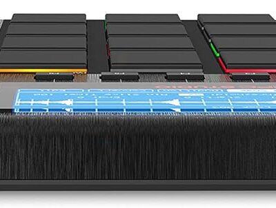 Akai Professional MPC Studio Black – Ultra-Portable MPC With MPC Software (Download), USB Power, LCD Screen, Touch Sensitive Encoders, Brushed Aluminium Body & Data Dial and Neoprene Sleeve Included.