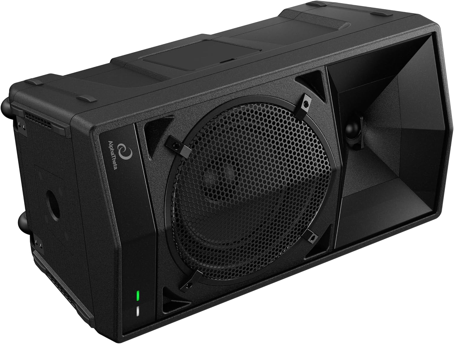 AlphaTheta Wave‑Eight Battery‑Powered Party Speaker for DJs & Performers – Portable Bluetooth Event Speaker with Ultra‑Low‑Latency Wireless Audio, High‑Output Sound, Built‑in Battery